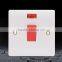 Hot Sale 1 Gang 1 Way or 2 Way 20A DP White Light switches with Neon