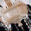 Crystal chandelier with six lights Modern Stairwell Large Crystal Chandelier Pendant Light Big Hotel Glass Chandeliers lighting