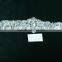 Wholesale Bridal Rhinestone Beads Lace Applique For Wedding Sash