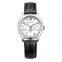 fashion leather strap quartz twin watches waterproof lovers couple watch