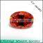 Orange color Oval Shape cz gems