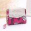 Hot custom gift manufacturer style PU leather lady printed wallet