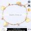 Hot selling stainless steel anklets women jewelry with abundant in stock