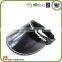 Black cheap UV protection PVC Plastic caps Long Brim Sun Visor hats