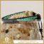 double wrap cheap leather bracelet with corss