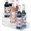 custom clear acrylic organic wine glass display cabinet