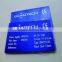 black anodized aluminum nameplate, anodized blank business card name card