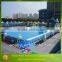 inflatable square swimming pool/metal frame swimming pool