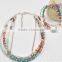 New designs beads jewelry handwork multi-layer mixed color beads sets deluxe bead set