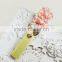 MYLOVE factory wholesale pink robbon handmade flower hair barrette