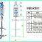 Stainless steel water treatment equipment vertical agitator