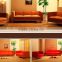 Genuine leather Stainless Steel Waiting Room Sofa/Waiting Area Sofa/Office Sofa Reception Sofa 8143