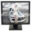square size dc12v 17inch wall mount full hd touch screen monitor