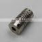 YUMO (LP D27 L50 10X10) Aluminium Shaft Couplings Spring Bellows Encoder Couplings