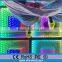 portable color changing DMX dance floor tile, nightclub/bar/disco led 3d floor