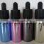 5ml 10ml 15ml 20ml 30ml 50ml 100ml silver e liquid bottle empty glass dropper bottles for essential oil with childproof cap
