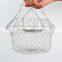 Hot Sale Chef Basket Stainless Steel Foldable12-in-1 Kitchen Tool Strainer as Seen on TV