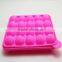 New design 20 holes silicone cake pop mold colorful bakeware sets