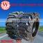 Hot sale solid skid steer tyres 10-16.5 12x16.5 with wheel rim for CAT,Bobcat, Skyjack