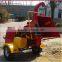 Hydraulic leaf shredder wood tree branch chipper shredder DWC-40