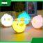 children plastic cartoon mini duck shape usb charge led night lamp light