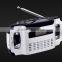 SOLAR POWER AM FM RADIO CAMPING emergency radio with LED light