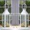 Metal white interior Lantern Decorative