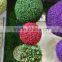 SJ040915 Home & wedding decoration artificial grass ball indoor