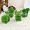 Artificial small topiary green grass animal