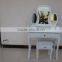 modern design dressing table with mirror and stool/ make-up table with mirror and stool