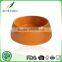 Good appearance Light-coloured bamboo fiber melamine Round Dog Bowl