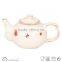 Ceramic stoneware tea pot christmas design