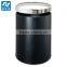 Mahogany color waste bin hotel room