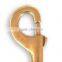 1-1/8" Solid Brass Hook, High Quality Solid Brass Swivel eye snap hook