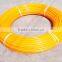 with 10 years experience low price flexible 1/4' inches yellow PU air hose for various industry