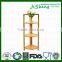 Multi-function bamboo kitchen storage rack for office, kitchen and living room