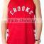 100% mesh polyester men singlet tank top
