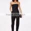 best selling girls sexy black tailored bandeau jumpsuit OEM service
