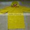 Cute Yellow Duck 100% PVC Raincoat Custom
