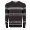 2014 Hot sale jacquard ribbed wool blended men's pullover sweater
