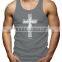  china printing cotton custom gym wholesale mens singlet