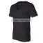 High quality organic bamboo basic V neck slim autumn short sleeve t shirt for men