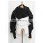 Free size hot sale korean style latest woolen scarf with sleeve novelty winter hijab scarf,muffler