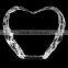 Optic Crystal Glass Blank Heart Iceberg For Souvenirs Office Decoration JKC-0097