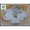 19pcs round green ceramic porcelain dinnerware sets