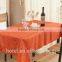 New Woven Table Cloth With Polyester Fabric