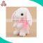 best made cuddly stuffed plush white rabbit toy