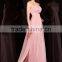 A-line Sweetheart Floor-length Tulle with Lace prom dress Off-The-Shoulder Party dress P023