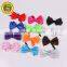 Solid color satin party mens silk bowtie