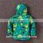 Newest Baby Kids Dinosaur Raincoat With Cotton Lining Windproof Children Nylon Jacket For 2-6 Years